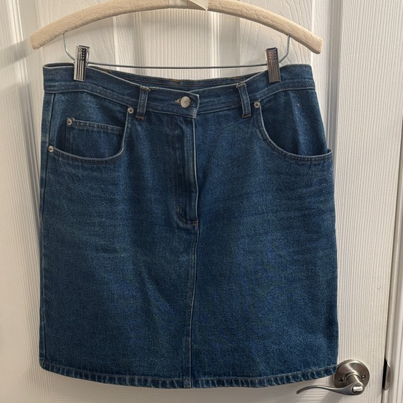 bill blass Dresses & Skirts - Vintage Classic Bill Blass Blue Denim Skirt - Casual Women's Denim Mini -10